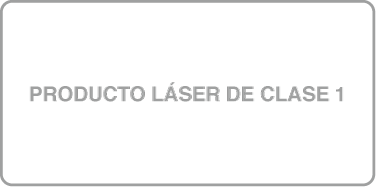 Etiqueta del producto de láser de Clase 1