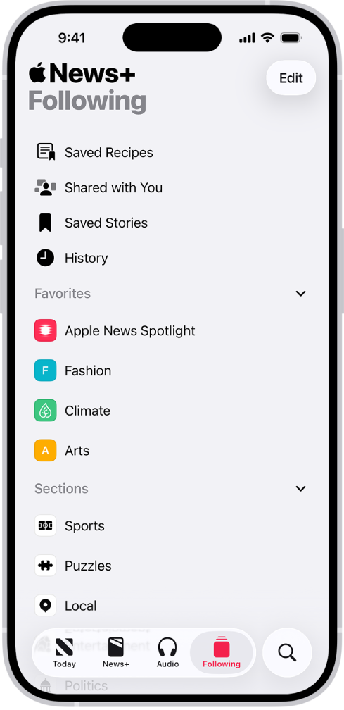 Sledované kanály a témata