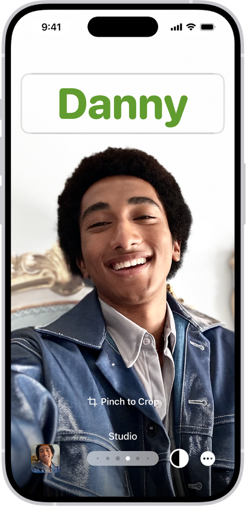 ഒരു അനന്യ കോൺടാക്റ്റ് പോസ്റ്റർ സൃഷ്ടിക്കുന്നതിനുള്ള സ്ക്രീൻ.