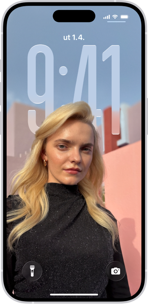 Zamknutá obrazovka iPhonu.