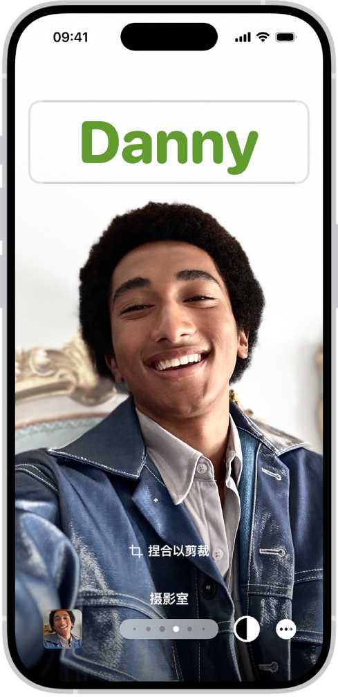 创建独特名片海报的屏幕。