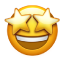Apbrīnas emocijzīme.