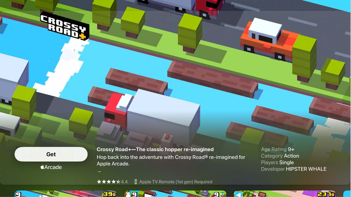 App Store с показана страница с детайли за приложения
