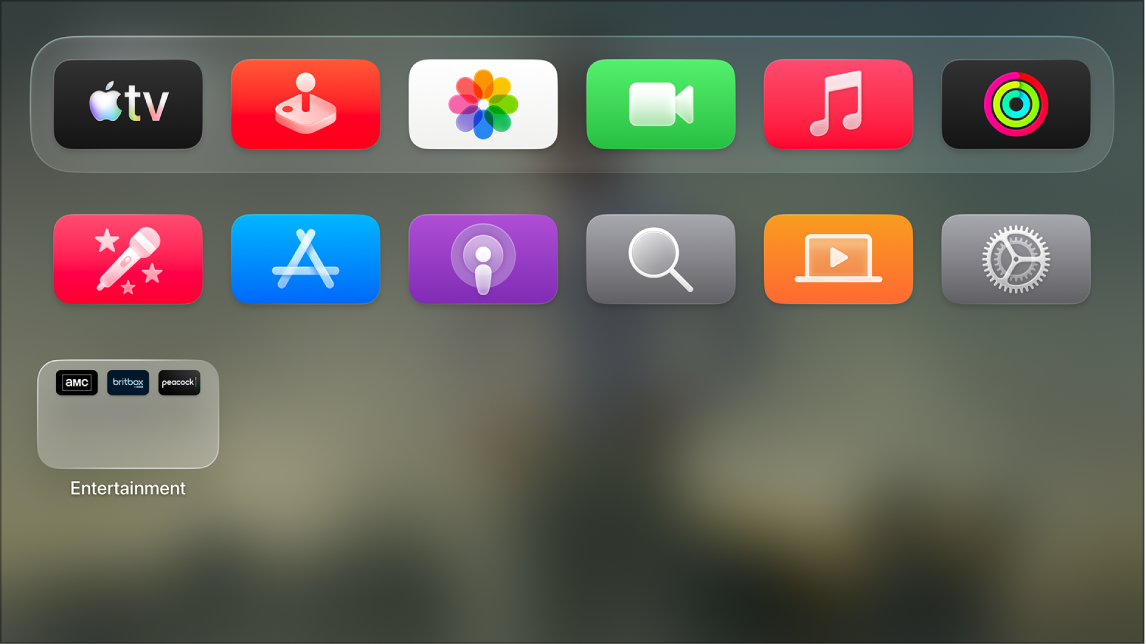 Home Screen-kuva heledas režiimis