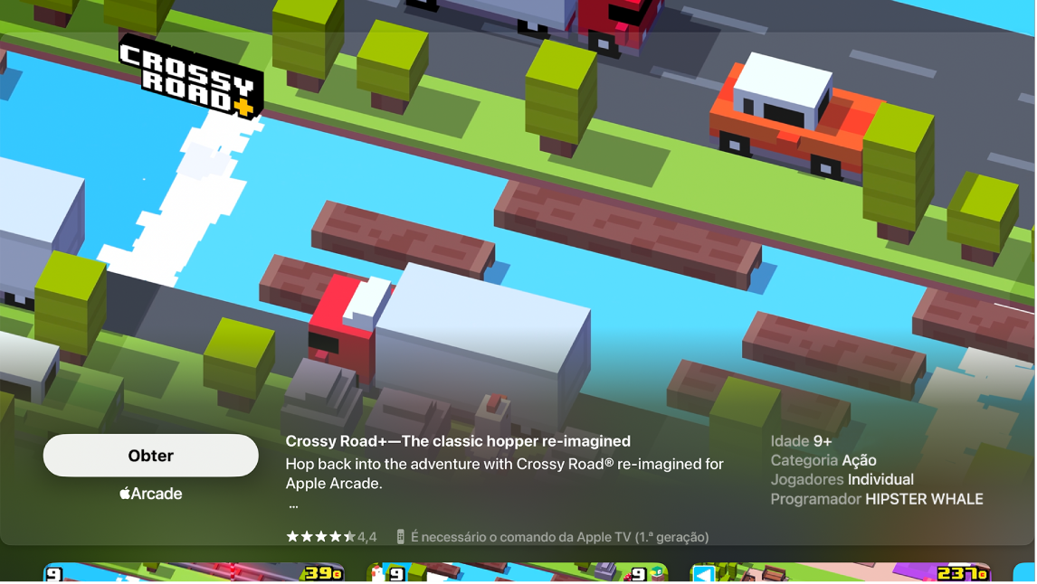 App Store a mostrar a página de detalhes de uma aplicação