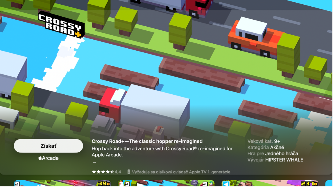App Store so stránkou s podrobnosťami o apke