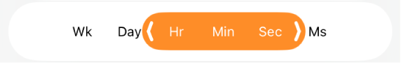 Duration range selector.