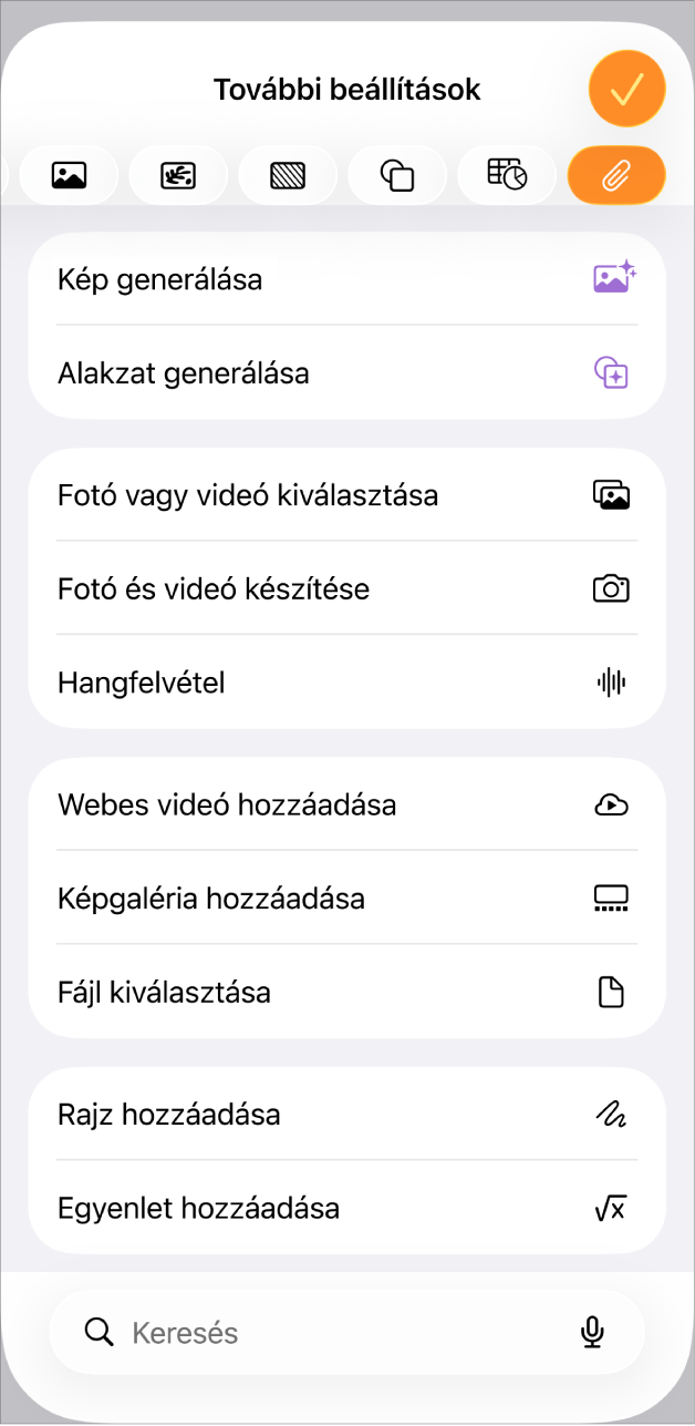 A Média hozzáadása menü látható.