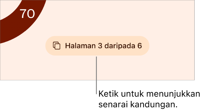 Dokumen terbuka dengan kiraan halaman “3 daripada 3” di bahagian tengah bawah skrin.