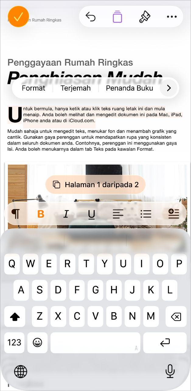 Dalam dokumen terbuka, teks ruang letak templat yang dipilih.