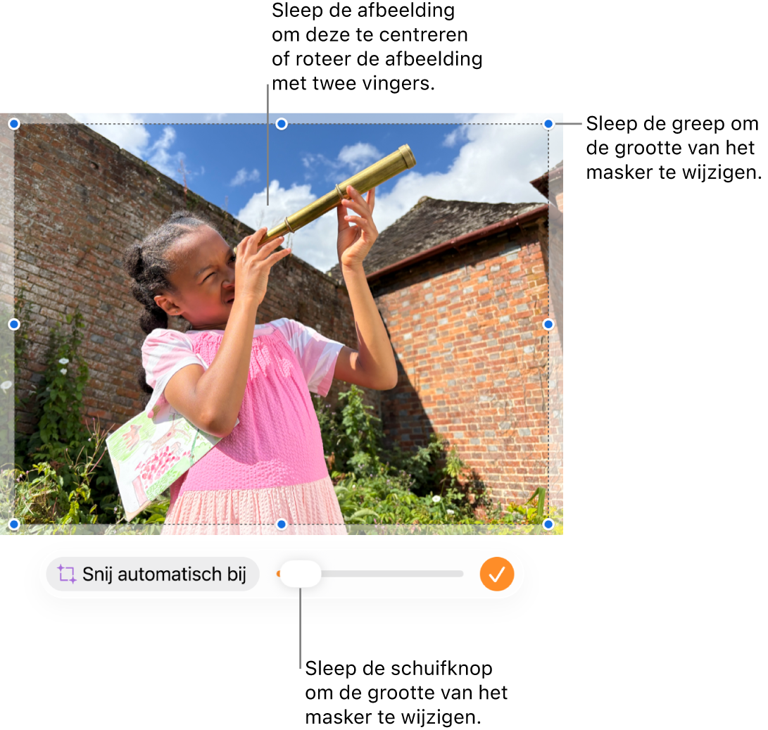 Maskerregelaars op een foto.