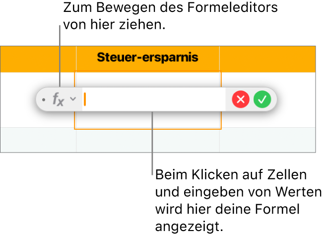 Der Formeleditor