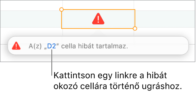 Cellahiba-hivatkozás.