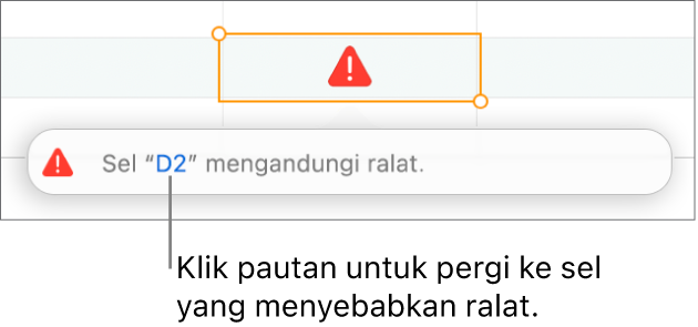 Pautan ralat sel.