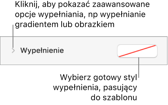 Narzędzia wybierania koloru wypełnienia.