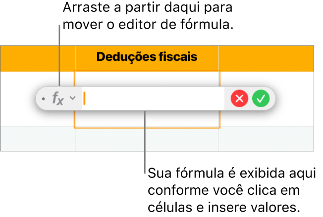Editor de Fórmula.
