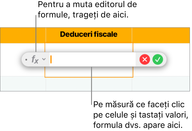 Editorul de formule.