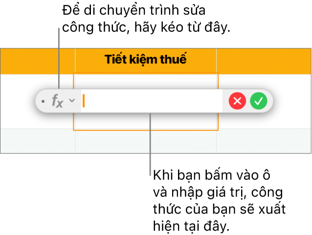 Trình sửa công thức.