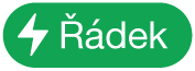 tlačítko nabídky Akce řádku