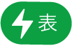「表アクション」メニューボタン