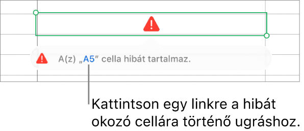 Cellahiba-hivatkozás.