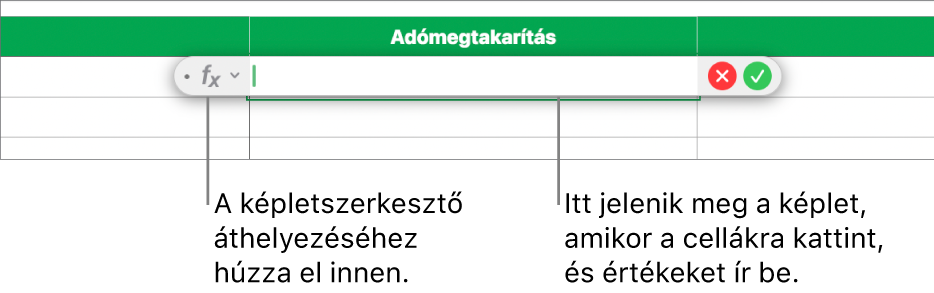 A képletszerkesztő.