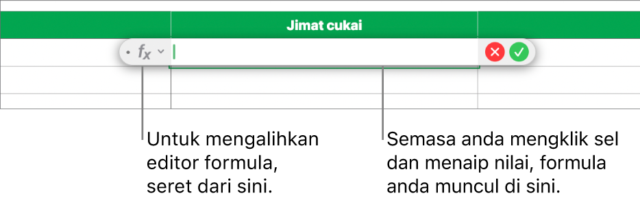 Editor Formula.