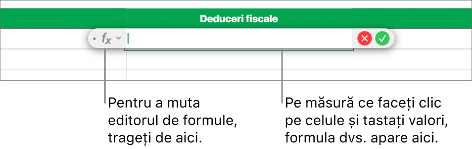 Editorul de formule.