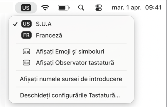 Meniul Introducere din colțul dreapta sus al barei de meniu.