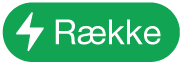 handlingsknappen til rækker