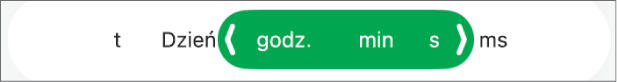 Narzędzia formatowania komórek w celu wyświetlania czasu trwania.