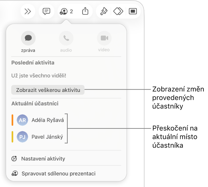 Nabídka pro spolupráci se dvěma aktuálními účastníky.