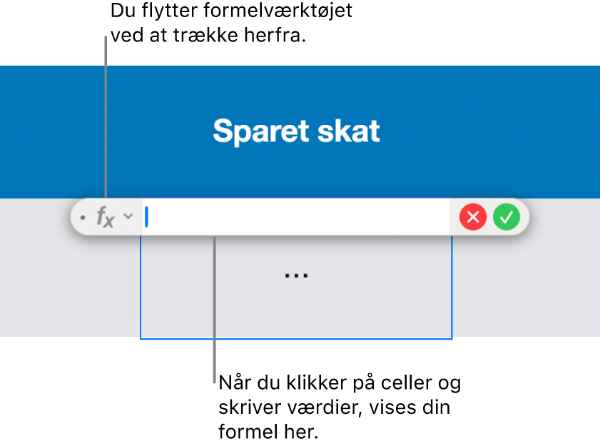 Formelværktøjet.