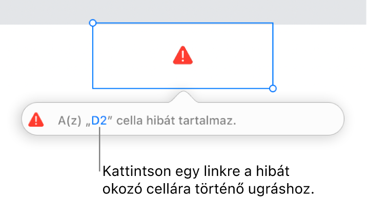 Cellahiba-hivatkozás.