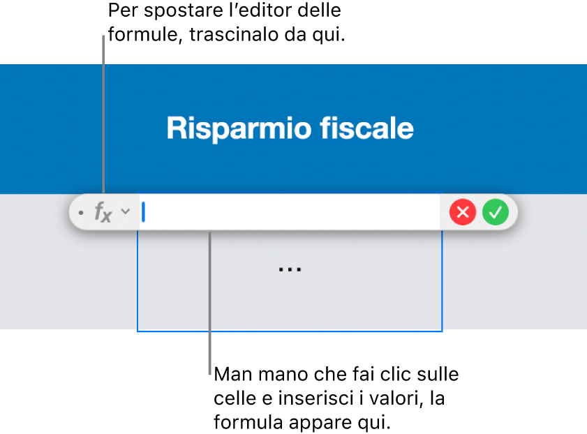L’Editor formule.