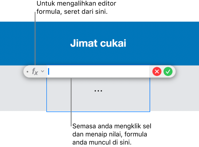 Editor Formula.