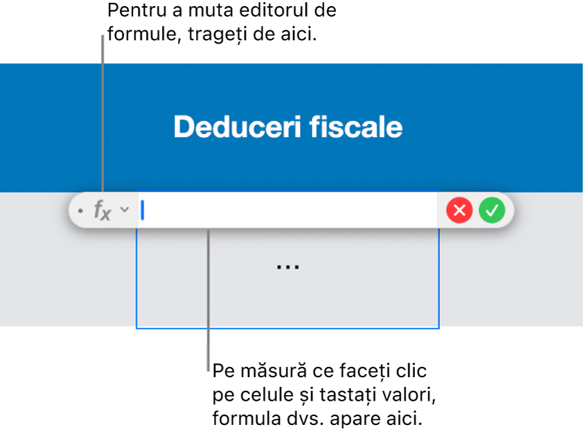 Editorul de formule.