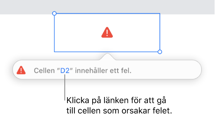 En cellfelslänk.