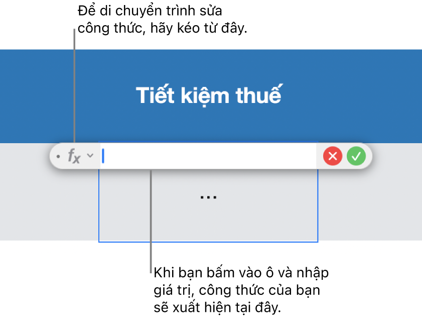 Trình sửa công thức.