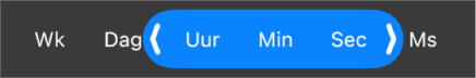 Kiezer voor het duurbereik.