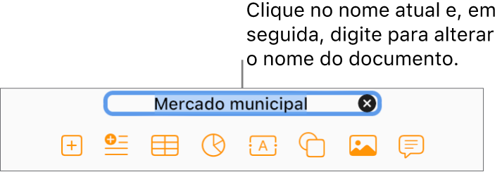 O nome atual do documento, Disposição em branco, selecionado na parte superior de um documento aberto.