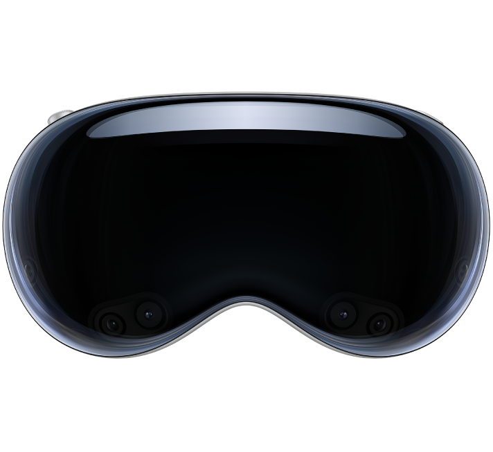 الجزء الأمامي من Apple Vision Pro.
