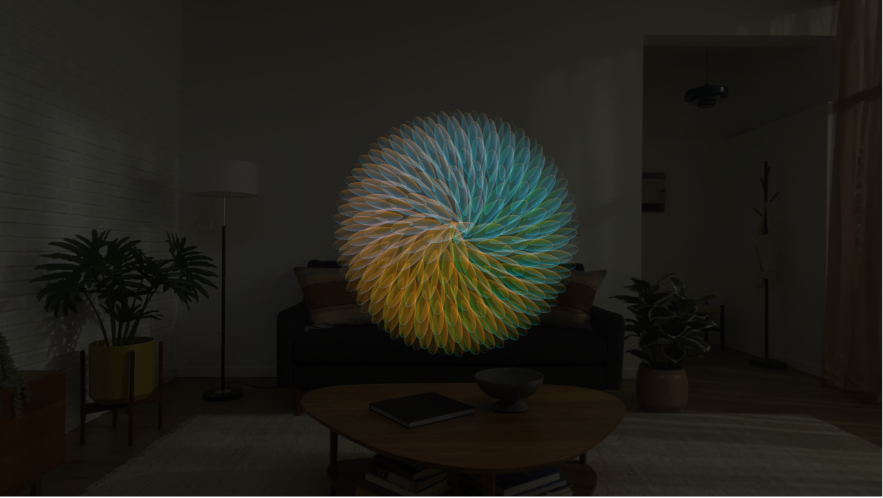 The Mindfulness app on Apple Vision Pro.