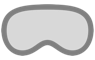the Apple Vision Pro button