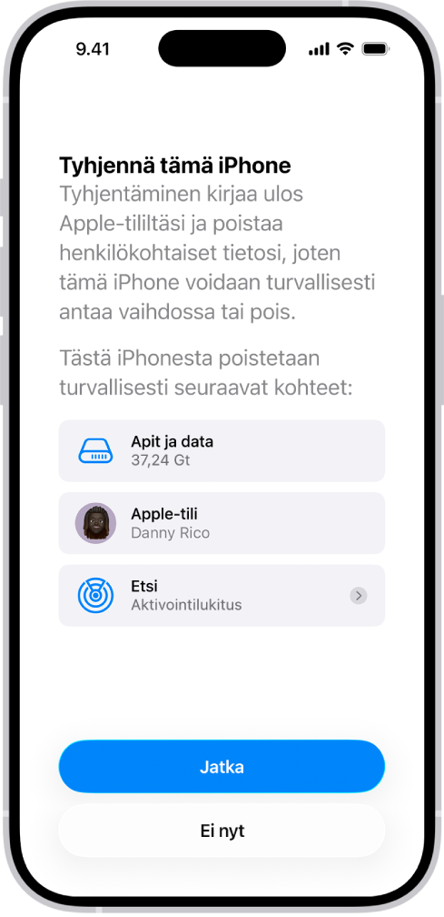 Tyhjennä tämä iPhone -näyttö