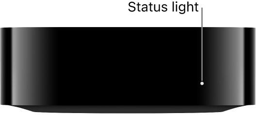 Apple TV 4K with status light shown