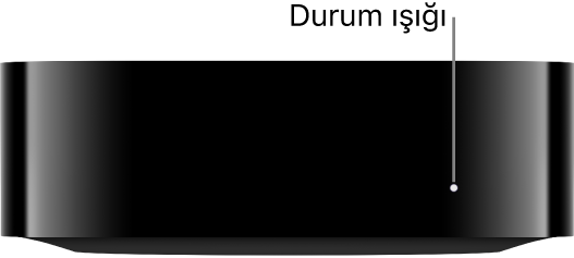 Durum ışığı gösterilen Apple TV 4K