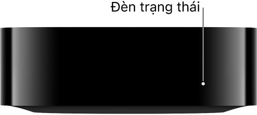 Apple TV 4K với đèn trạng thái được hiển thị