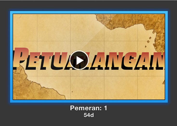 Pratinjau trailer dengan tombol Putar aktif