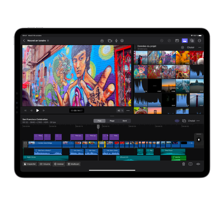 App Final Cut Pro pour iPad.